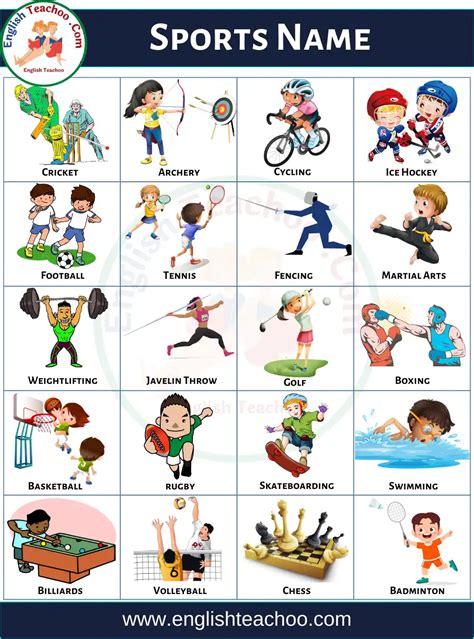 sport type dan word|Sport of any kind .